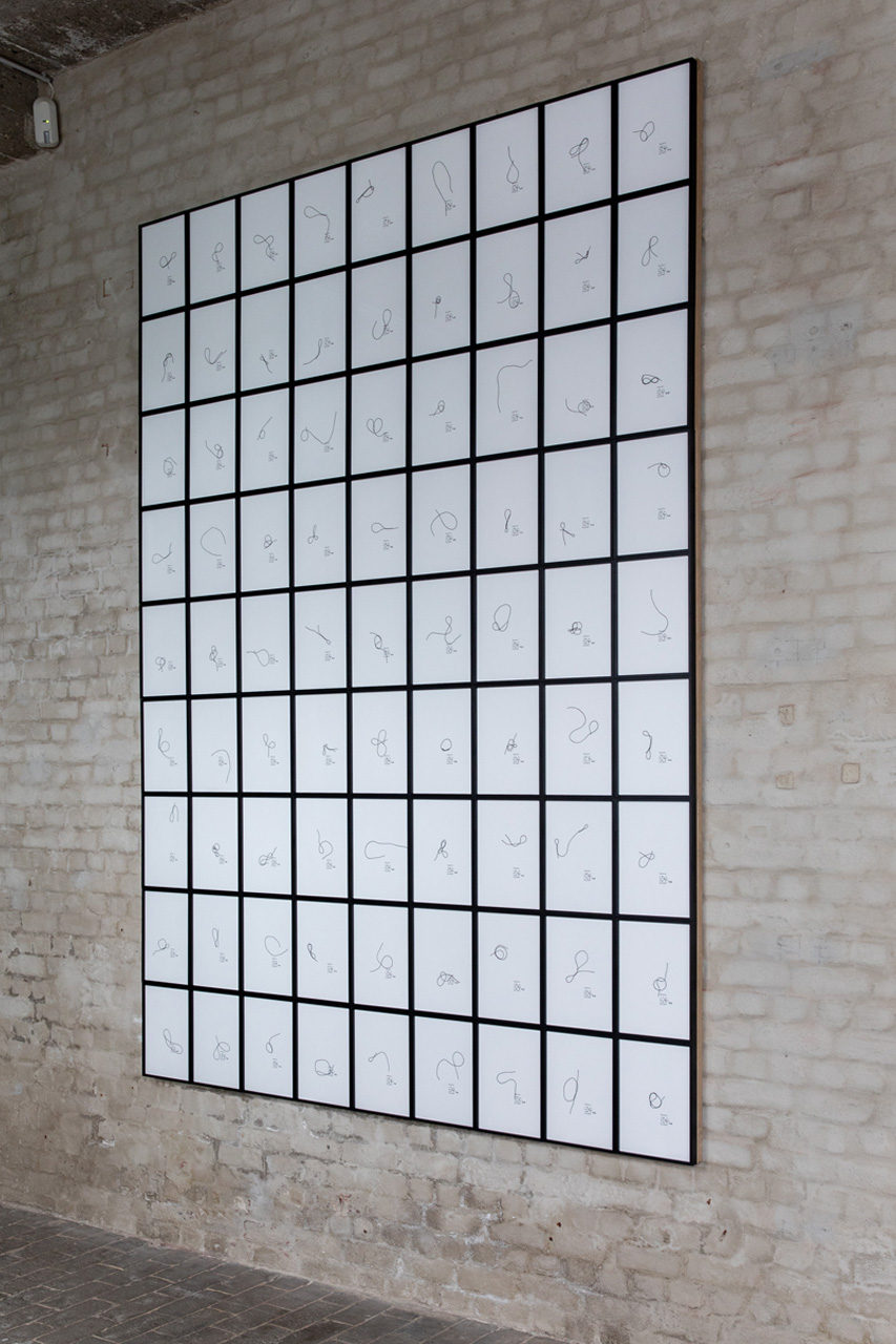 Elsa Werth, Signatures, 2018, Calculated Chance_ exhibition view 1